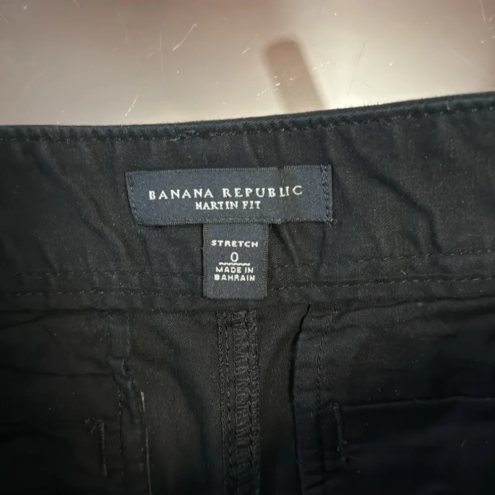 Banana Republic Black and grey Martin shorts size 0 - Picture 4 of 5